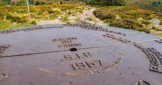 La table d'orientation du Tanet-gazon du faing
