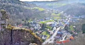 Les vestiges du château du Gutemberg
