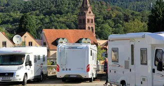 Aire de stationnement pour camping-car