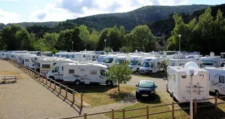 Aire de stationnement pour camping-car