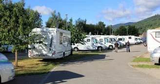 Aire de stationnement pour camping-car