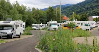 Aire de stationnement pour camping-car