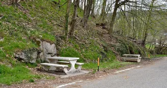 Aire de pique-nique - D415 direction Le Bonhomme Aire de pique-nique - D415 direction Le Bonhomme