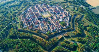 Vue aérienne Neuf Brisach